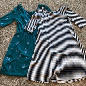 2 girls Old Navy dresses size:14